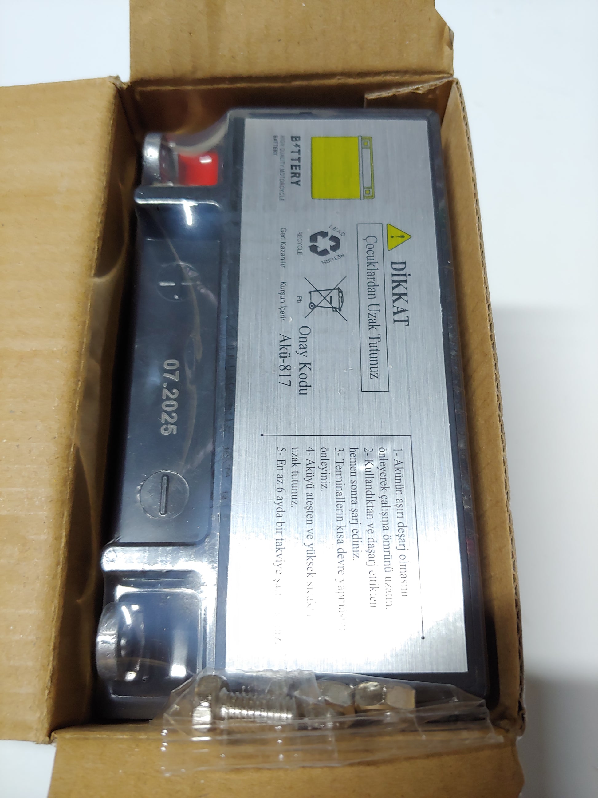 12 V 09 AH Akü OR-TEC (Garantili)