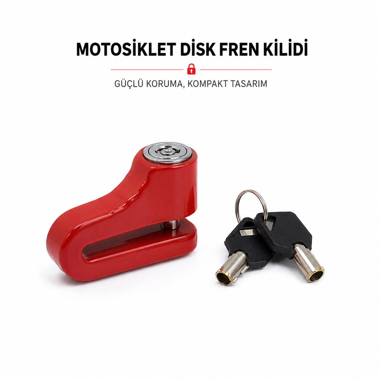 Motosiklet Disk Fren Kilidi – Güçlü Koruma, Kompakt Tasarım