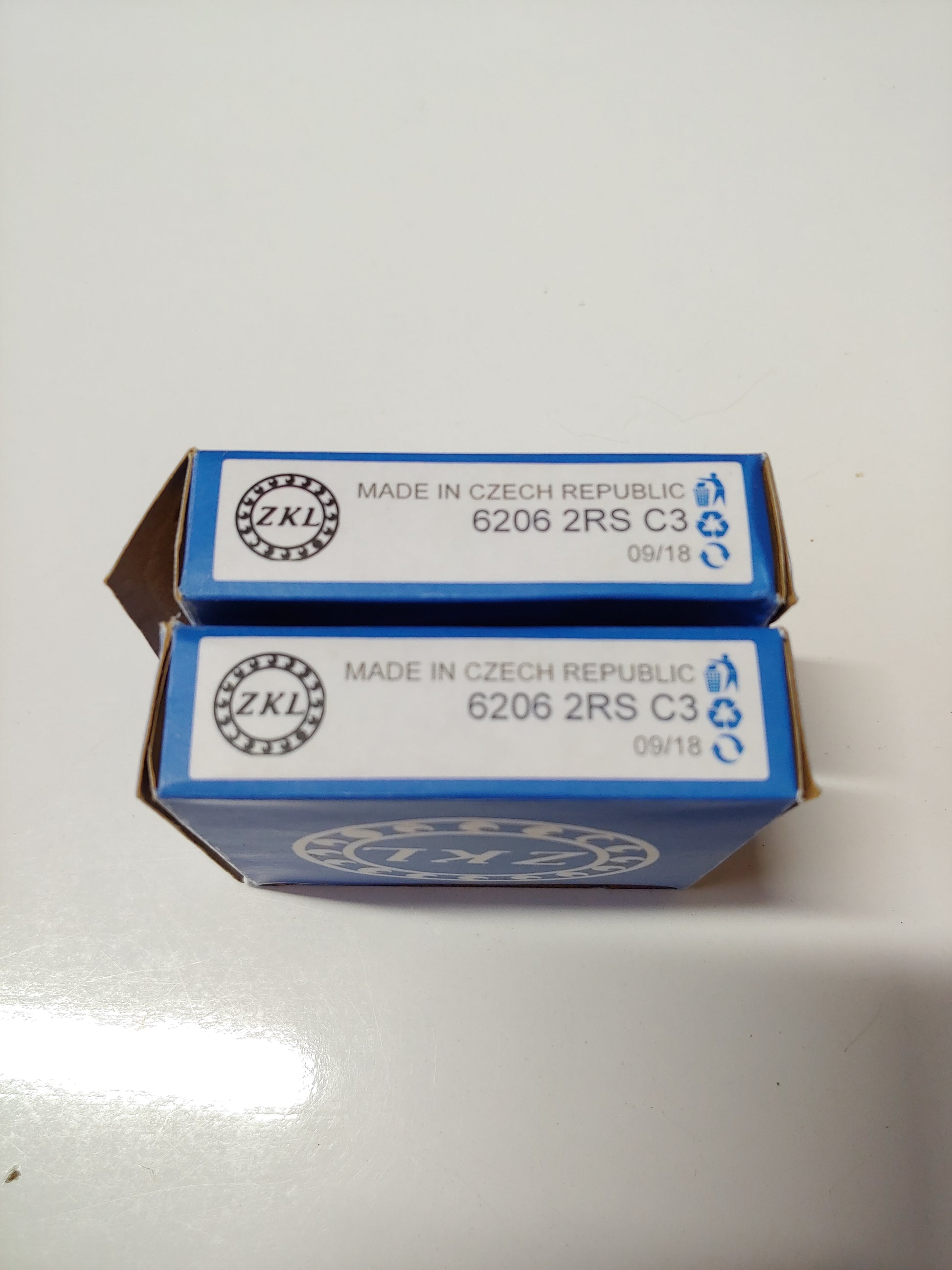 JAWA 350 Orijinal Krank Orta Rulman Takımı ZKL (6206 2RS C3) 2 Ad.